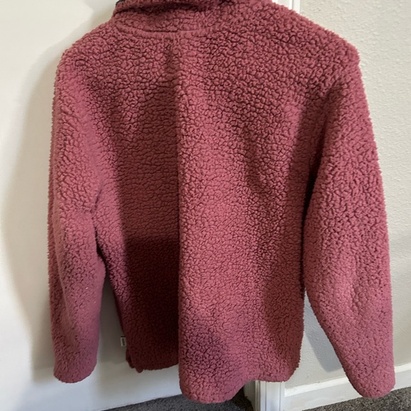 Pink Victoria secret mauve pink sherpa jacket size xs - Picture 3 of 3